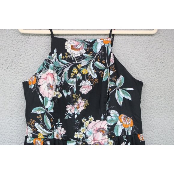 Band of Gypsies Silky Maxi Dress w/Shorts-Size Large-Whimsigoth - Picture 6 of 14